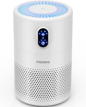 MOOKA Large Room HEPA Air Purifier, Odor Eliminator