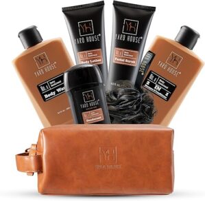 Yard House Luxury Men's Bath Gift Set Basket