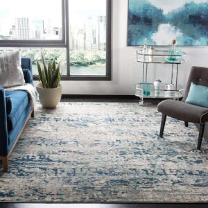 Safavieh Madison 10' x 14' Grey-Blue Abstract Rug