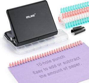 IMLIKE Manual Binding Machine with Multi-Color Spines