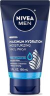 Nivea Men Maximum Hydration Moisturizing Face Wash, 5 Fl Oz Tube