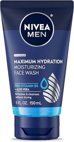 Nivea Men Maximum Hydration Moisturizing Face Wash, 5 Fl Oz Tube