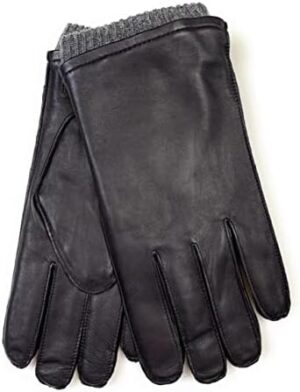 Bruno Magli Menβs Leather & Cashmere Gloves
