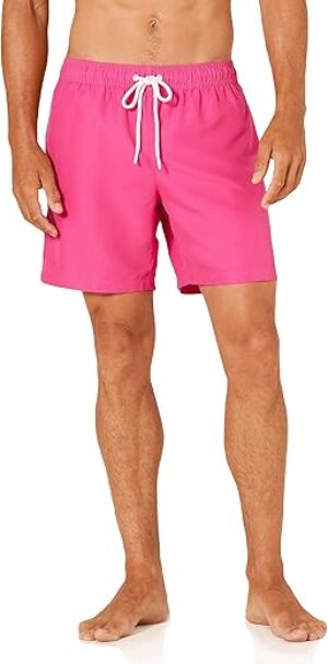 Amazon Essentials 7" Quick Dry Swim Trunks