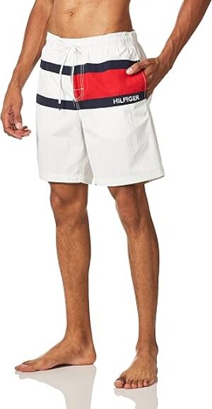 Tommy Hilfiger Men's 7 Quick Dry Swim Trunks