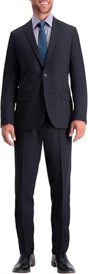 Haggar Men's Active Stretch Slim Fit Suit