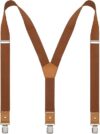 ZXEROYM Men’s Adjustable Y-Back Elastic Suspenders