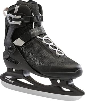 Rollerblade Men's Black and Gray Ice Skates