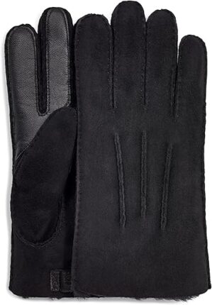 UGG Men's Contrast Sheepskin Tech Gloves