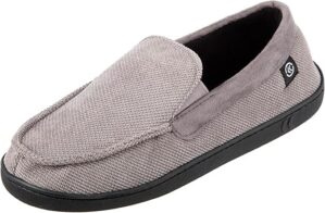 isotoner Corduroy Moccasin Slippers