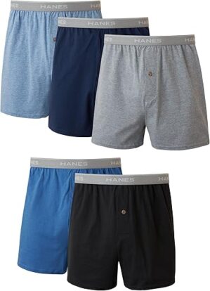 Hanes Cotton Knit Boxer Underwears