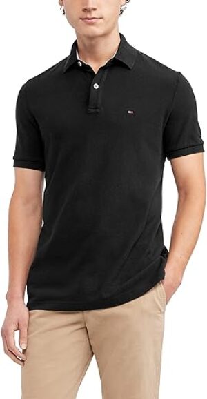 Tommy Hilfiger Men's Cotton Pique Polo Shirt