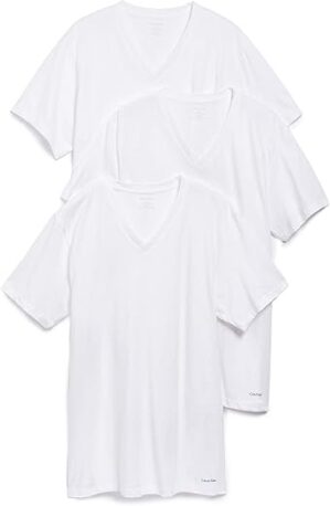Calvin Klein Men's Cotton V Neck T-Shirt