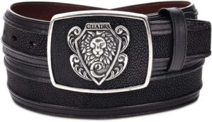 Cuadra Men's Genuine Stingray Leather Cowboy Belt