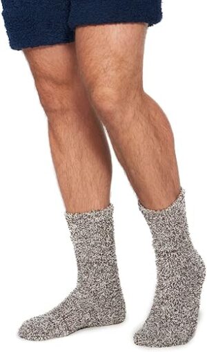 Barefoot Dreams Men's CozyChic Heathered Socks