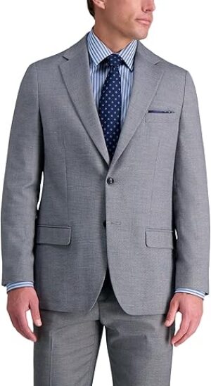Haggar Men's Stretch Tailored Suit Jacket