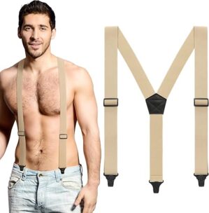 Jiuguva Y Back Hidden Airport Suspenders