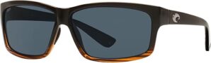 Costa Del Mar Men's Rectangular Cut Sunglasses