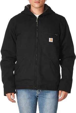 Carhartt Men's Relaxed Fit Sherpa-Lined Jacket