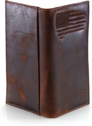 ARIAT Men's Rodeo USA Flag Wallet