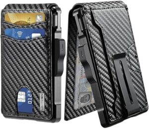 umoven Men's Slim Leather Wallet