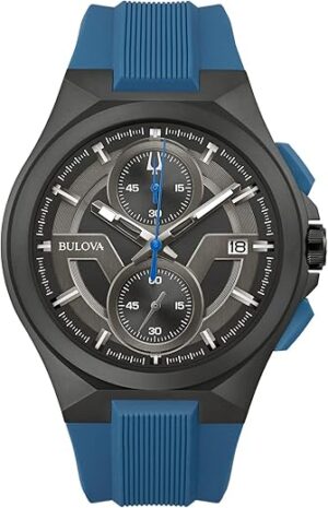Bulova Men's Sport Black Chronograph Watch