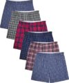 Fruit of the Loom Tag-Free Woven Boxer Shorts