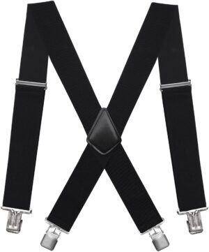 Fasker X-Back 2″ Wide Heavy Duty Suspenders