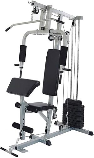 BalanceFrom Multifunctional Home Gym System, 122.5LB Stack