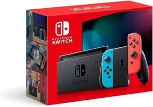 Nintendo Switch with Neon Joy-Con