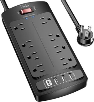 Nuetsa Surge Protector 8 Outlets