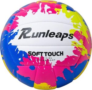 Runleaps Official Size 5 Waterproof Beach Volleyball