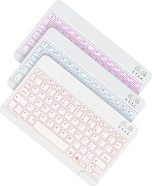 OMOTON Wireless Rechargeable LED Keyboard