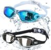 ALLPAIPAI Pack of 2 Anti-Fog UV Swim Goggles