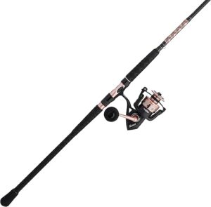 PENN Passion II Spinning Combo, Black/Rose Gold