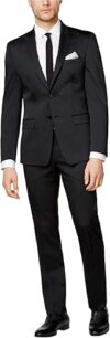 Calvin Klein Peak Lapel Big & Tall Tuxedo