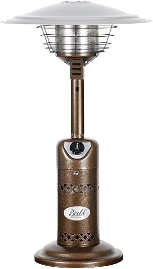BALI OUTDOORS Portable Bronze Outdoor Propane Table Heater