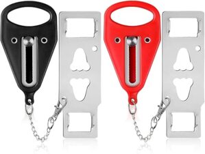KUOGO Portable Heavy Duty Door Lock - 2 Pack