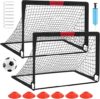 VAVOSPORT Portable Kids Soccer Goals Set