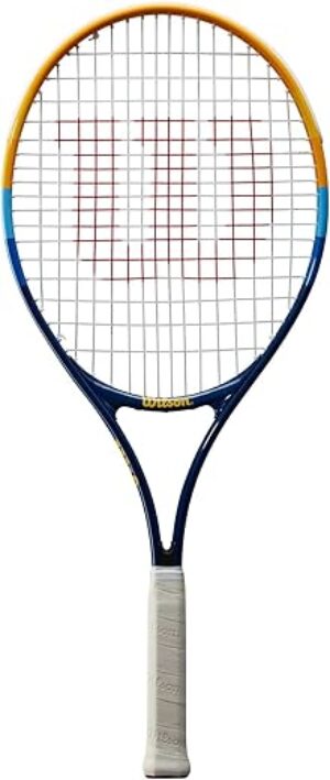 WILSON Profile 25 Junior Tennis Racket, Navy/Orange