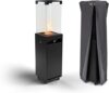 Planika Propane Patio Fireplace Heater with Wheels