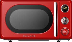 Galanz Retro Red Microwave Oven, 0.7 Cu.Ft