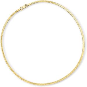 Ross-Simons Herringbone Anklet