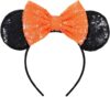 FANYITY Sequin Mouse Ears Headband