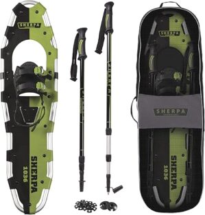 Yukon Charlie's Sherpa Snowshoe Kit with Poles and Bag