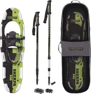 Yukon Charlie's Sherpa Snowshoe Kit with Poles and Bag