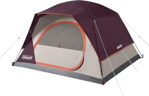 Coleman Skydome Weatherproof Camping Tent, Quick Setup