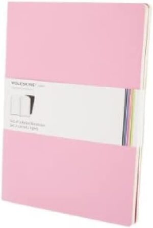 Moleskine Soft Cover XL Ruled Journal, Magenta (2-Pack)