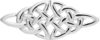 Alexander Castle Sterling Silver Celtic Brooch Pin