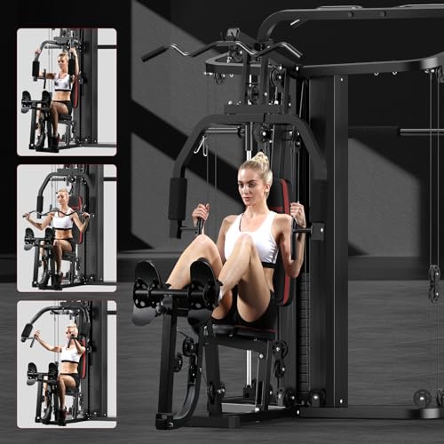 SunHome Multifunction Home Gym System, Smith Machine - Image 3